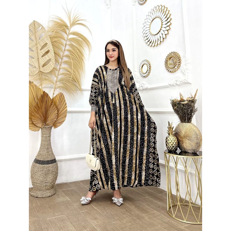 KAFTAN JAMEELA BATIK CAP/GROSIR GAMIS DASTER ARAB/LANGSUNG KONVEKSI