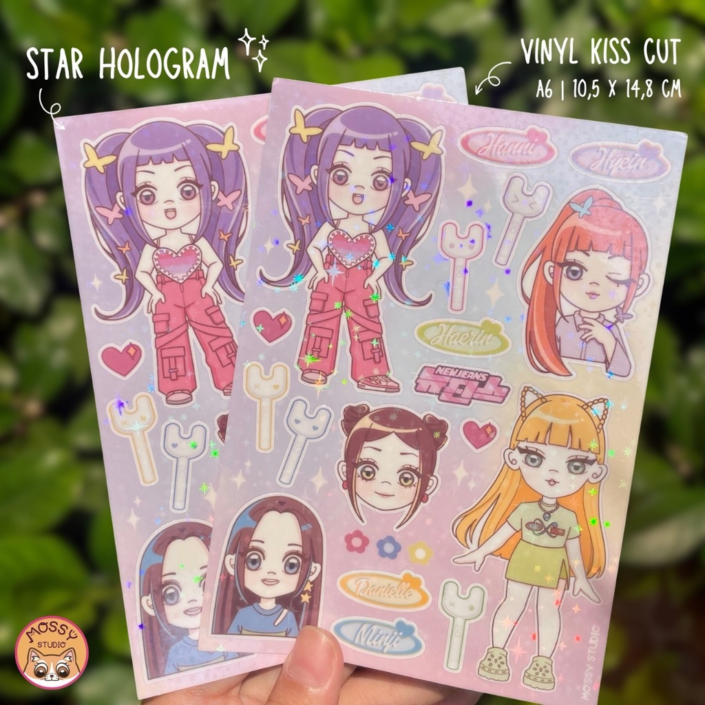 

[MOSSYSTUDIO] New Jeans Powerpuff Girls Sticker Sheet - Sticker Journal, Sticker Laptop