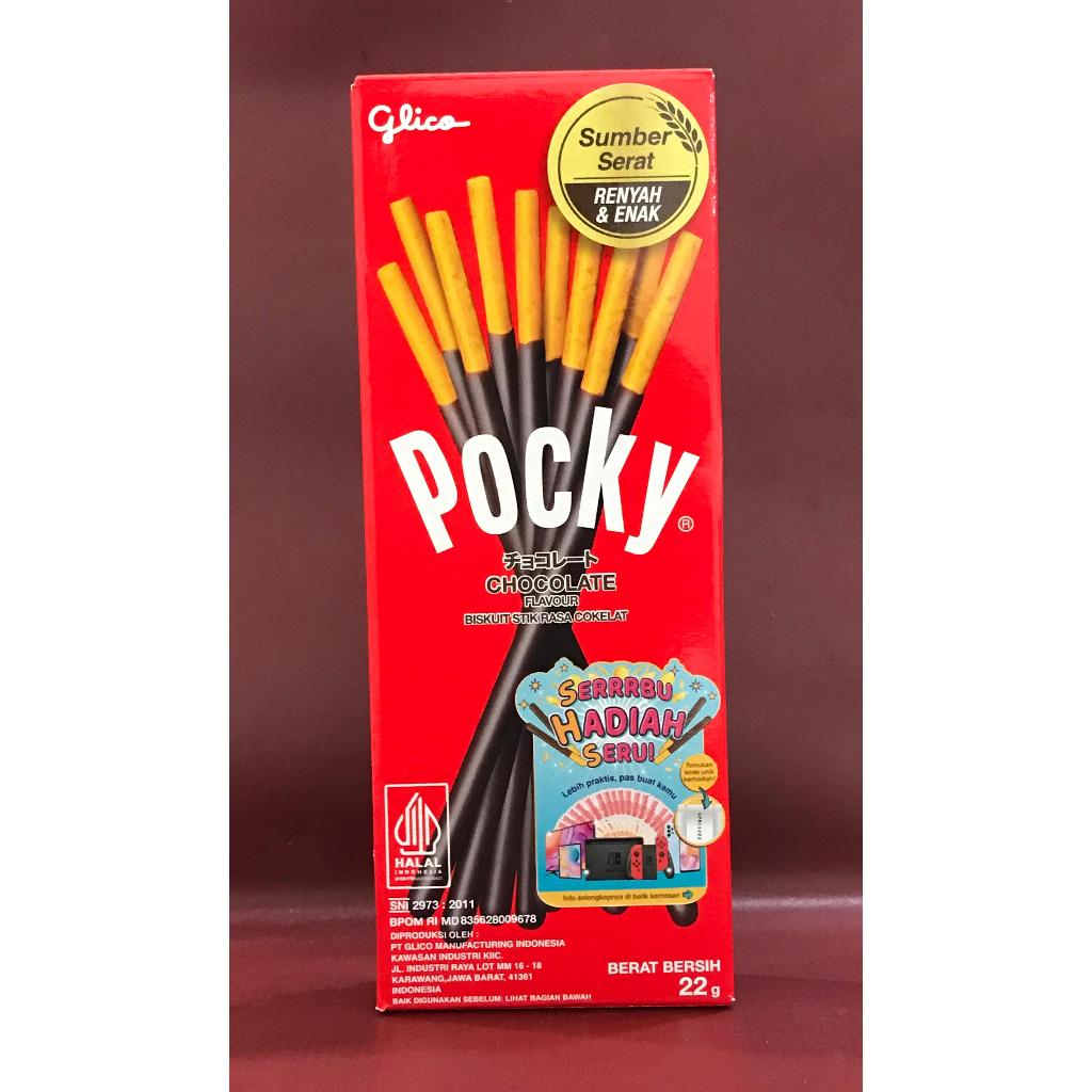 

Pocky Chocolate 22G - Cemilan Pocky Rasa Cokelat