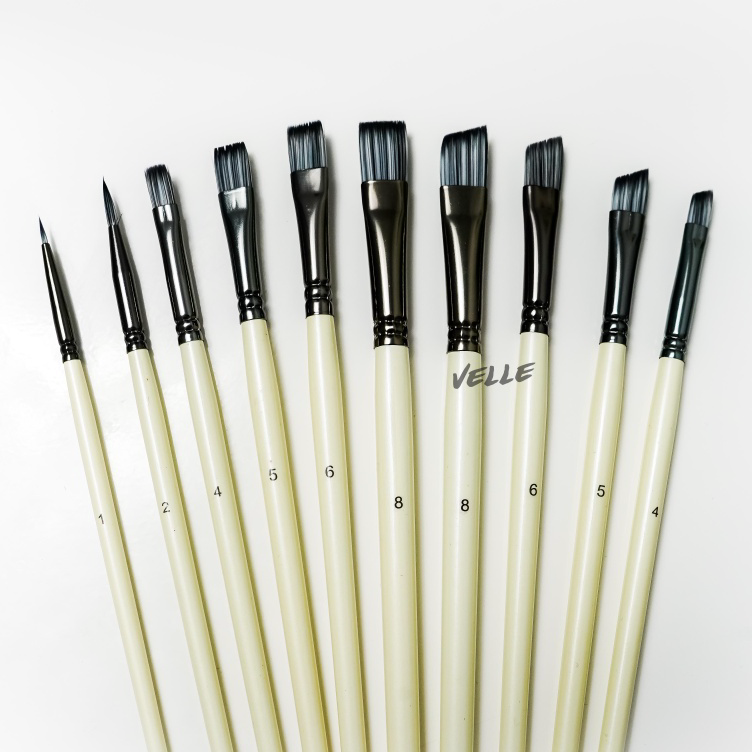 

Jual Kuas Cat Angle Flat Round - Bahan Nylon High Quality