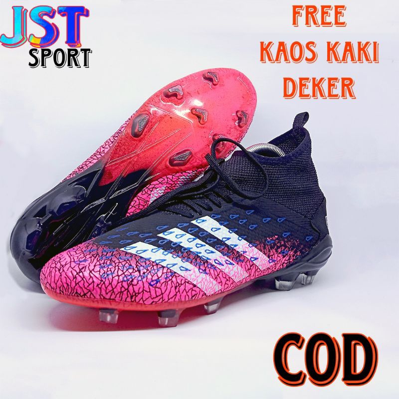 sepatu bola adidas predator feeak terbaru bonus kaos kaki deker