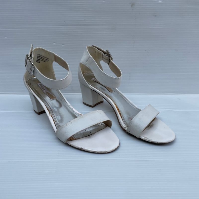 Pied A Terre White Wedges Heels - Sandal / Sepatu Hak Pendek Pesta / Kondangan / Party / Jalan / Ker