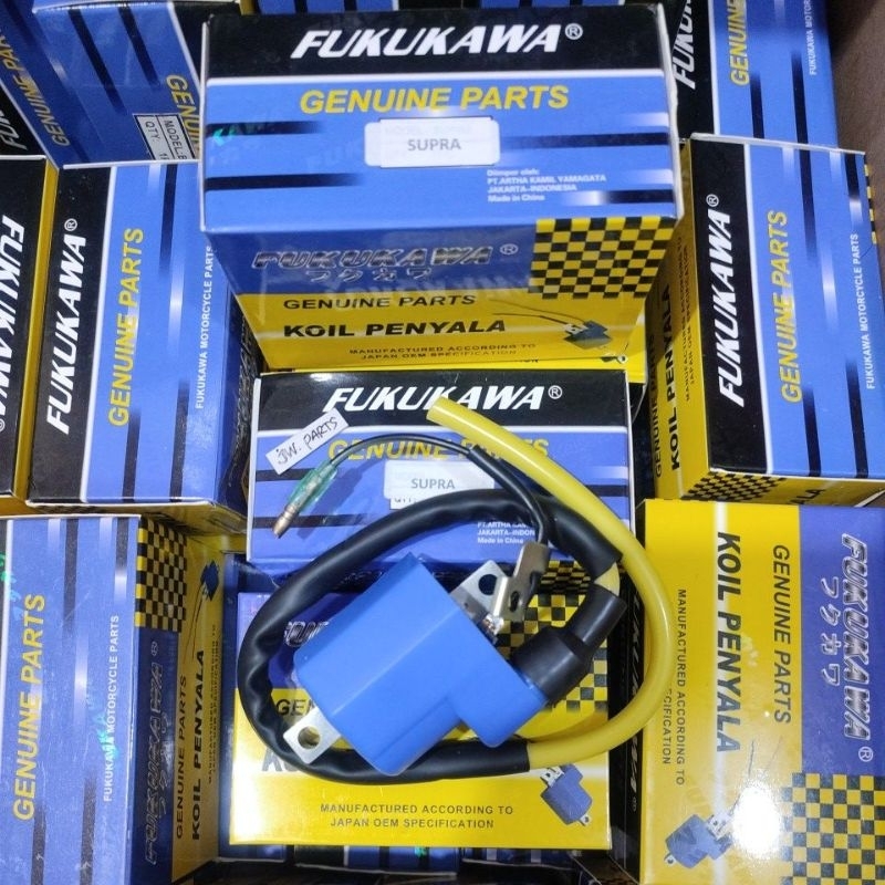 coil koil pengapian penyala supra lama, supra x fukukawa