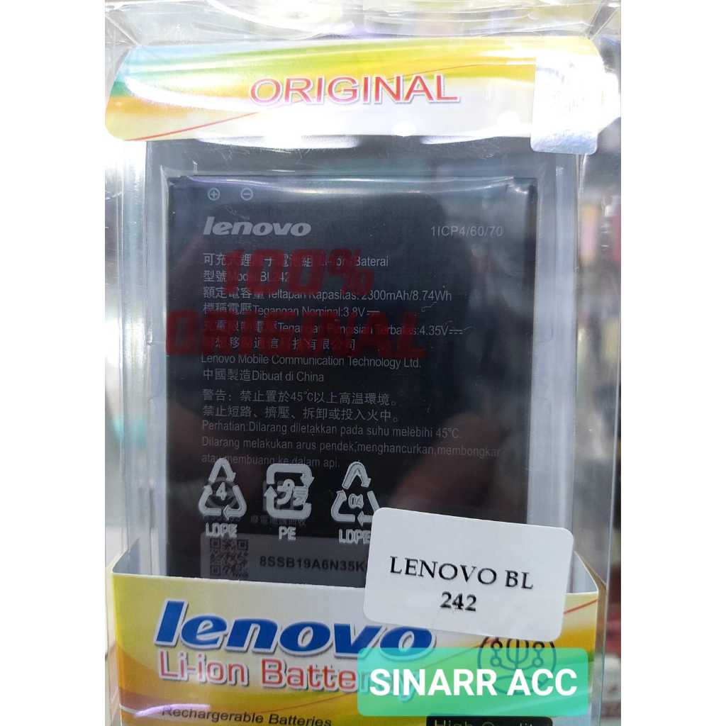 BATRE BATERAI LENOVO A6000 / A6010 / A6000+ BL 242 ORI 100%