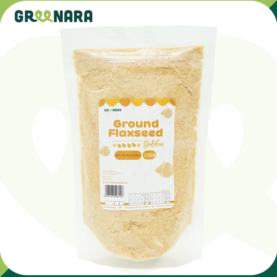 

Ready stock Bubuk Biji Rami Emas 250gr / Ground Golden Flaxseed