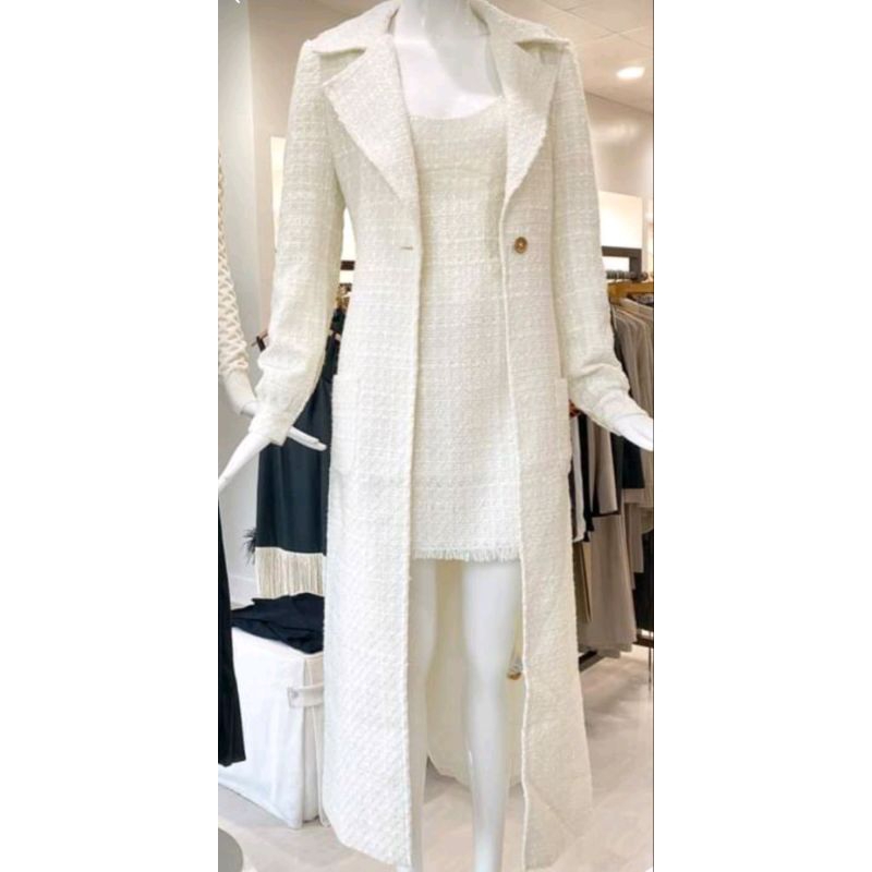 madison tweed set taglabel dress+long blazer