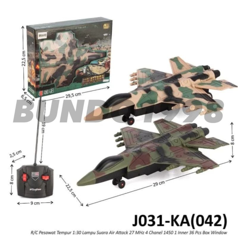 MAINAN ANAK PESAWAT TEMPUR MILITER REMOTE CONTROL RC JET TEMPUR MILITER