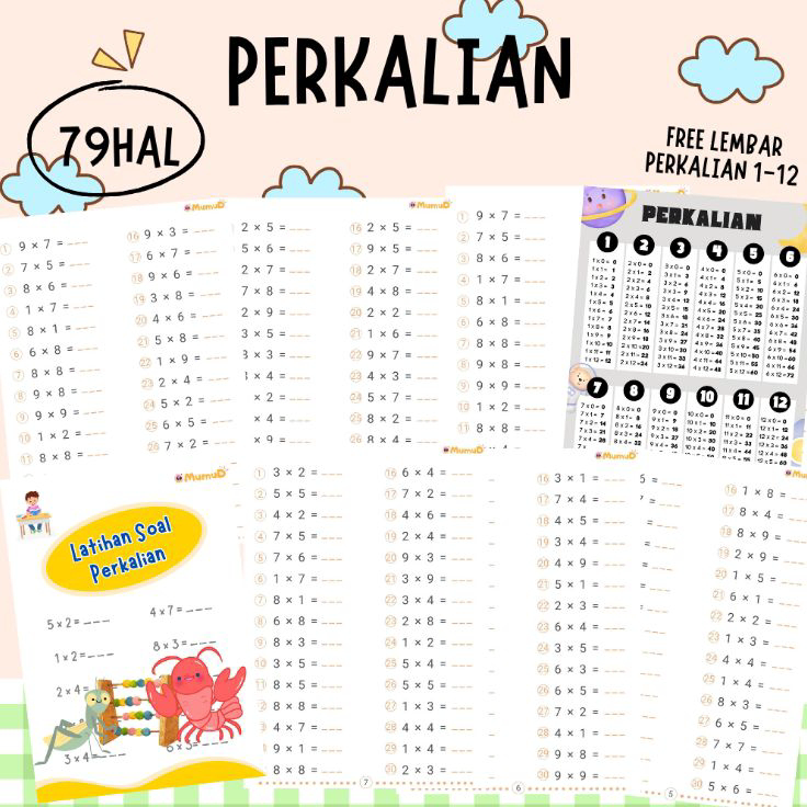 

Model Terkini soal matematika SD/ latihan soal matematika/ perkalian/ pembagian