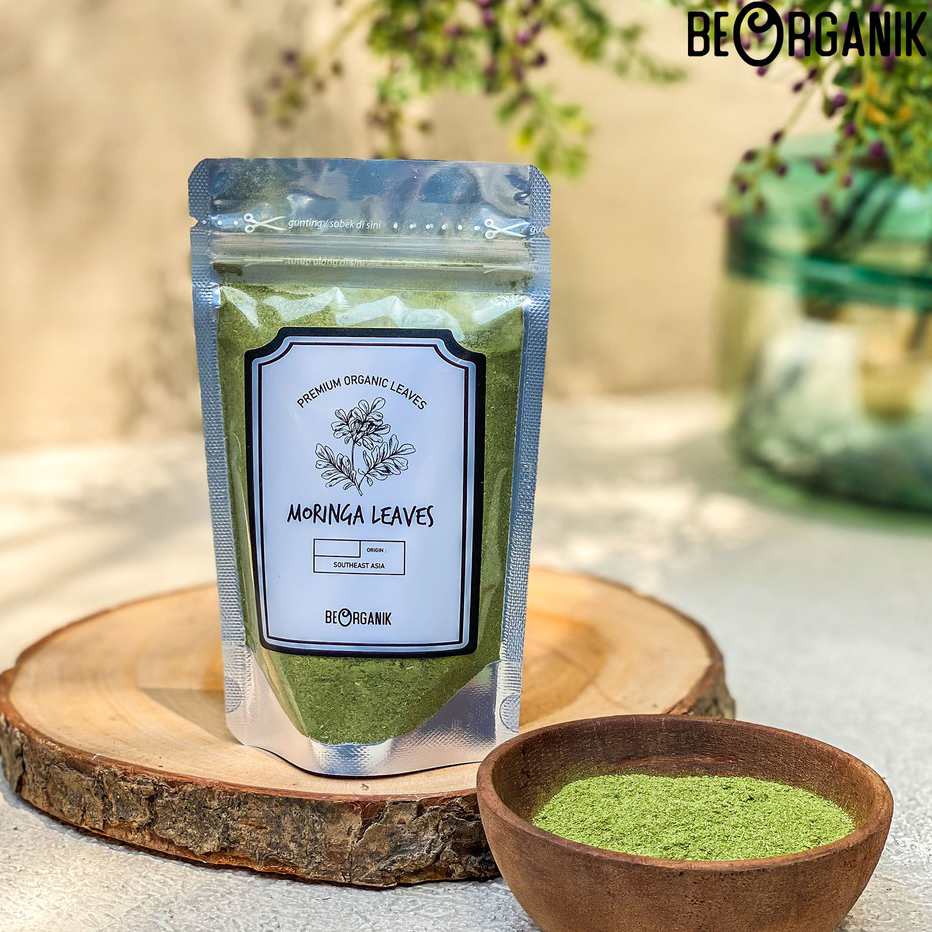 

Ready Stock Beorganik Moringa Powder / Bubuk Daun Kelor Organik 50gr Laris