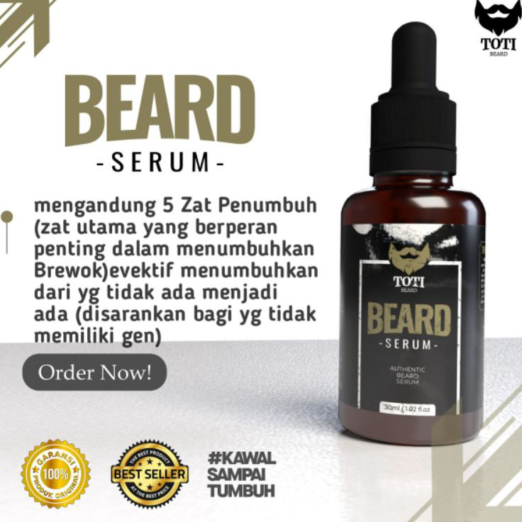 Big Sale PENUMBUH BREWOK TANPA GEN LIQUID CAIR  30ml /totibeardserum