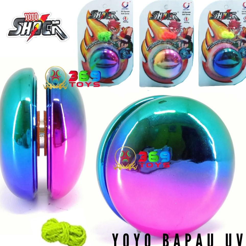 ➧✾ YOYO BAPAU CHROME BESI 1 BEARING YOYO BESI SHOCK CHROME