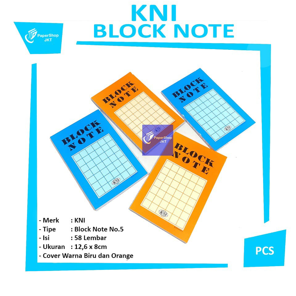 

➷➷✻✫ Block Note 1 Pak isi 10 Buku