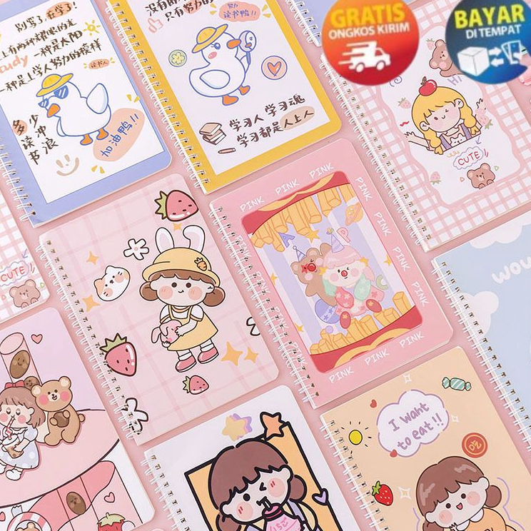 

Terlaris GOKIDO - KP116 BUKU TULIS MINI A5 MOTIF KARTUN NOTEBOOKING A5 MINI CARTOON MINI BOOK NOTEPAD KARAKTER BUKU TULIS RING MEMO KECIL MURAH IMPORT