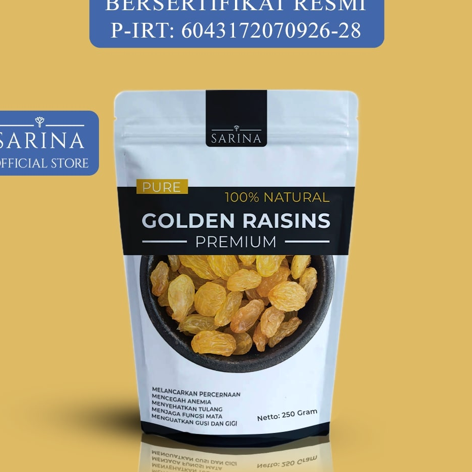 

Pasti Murah Golden Kismis Simin Raisin Premium ➱➴≛❉