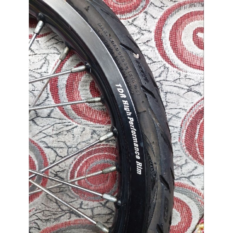 velg pelek jari-jari ring 17 copotan vario 110 karbu old