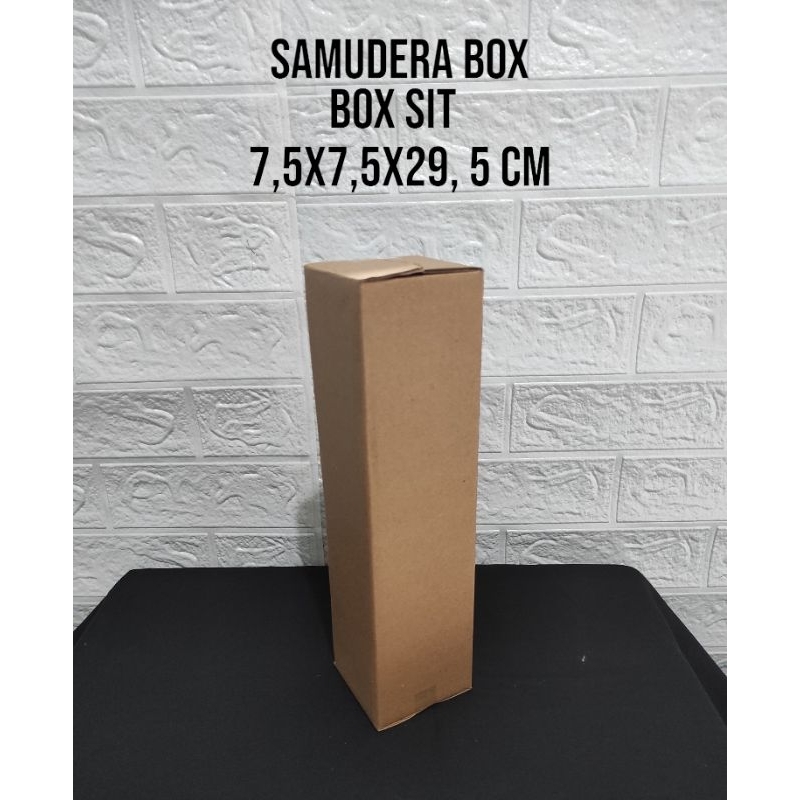 

kardus karton uk 7,5x7,5x29,5 cm... ST(SHEET) SINGGLE WALL POLOS
