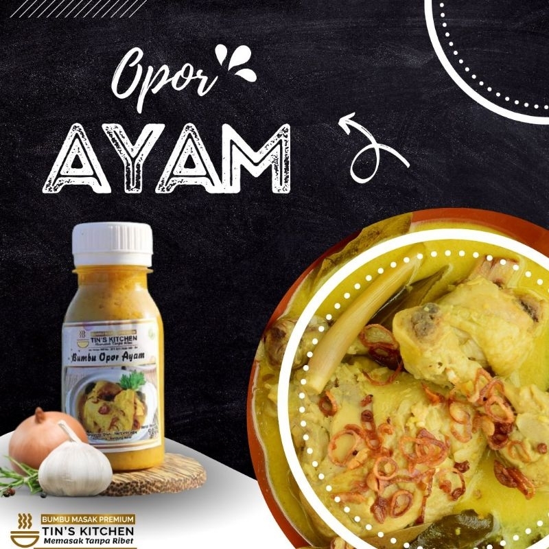 

BUMBU OPOR AYAM TIN'S KITCHEN - bumbu basah - bumbu opor instan