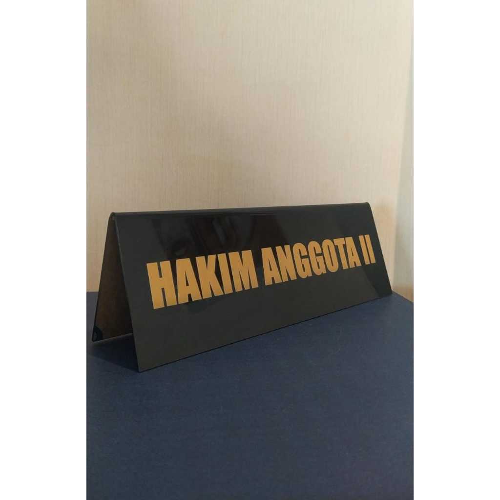 

Papan Nama Meja Akrilik/Name Plate Acrylic 30CM X 10Cm,2MM