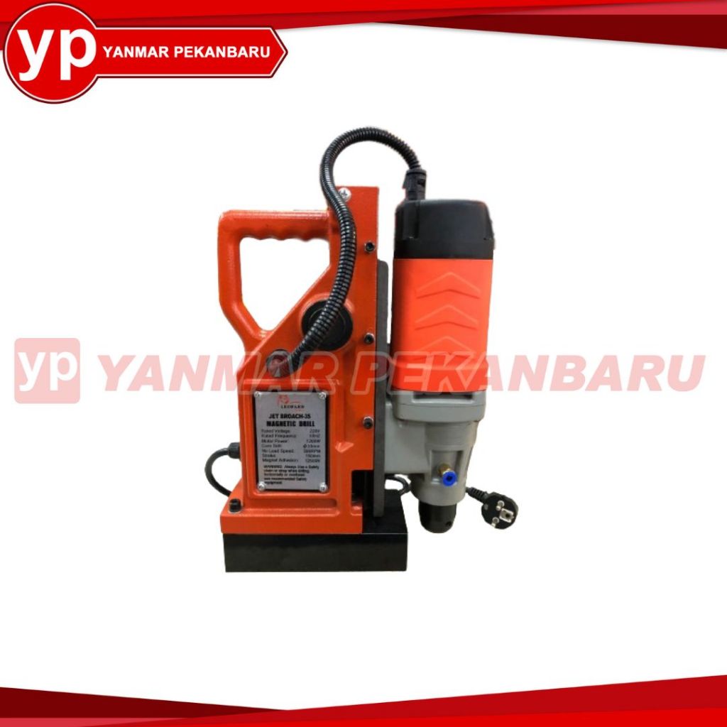 Mesin Bor Besi Magnet / Magnetic Drill 35 MM JET BROACH 35 LEOPARD