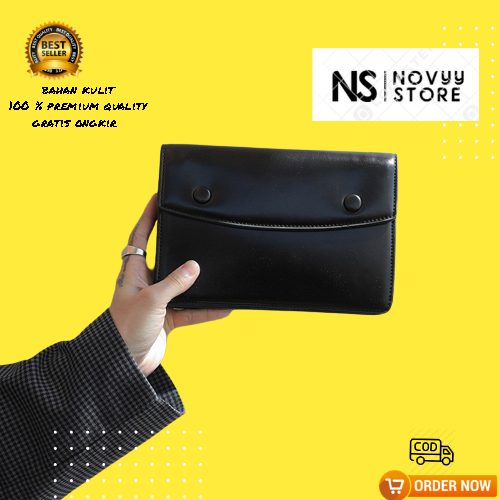 TAS KECIL PRIA TAS TANGAN BAHAN KULIT PRIA TAS BAHU COWOK TAS SAMPING PRIA WAIST BAG HAND BAG LEATHE