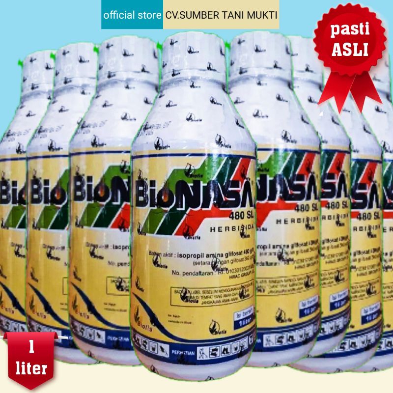 BIONASA 1 LITER HERBISIDA SISTEMIK 480 SL
