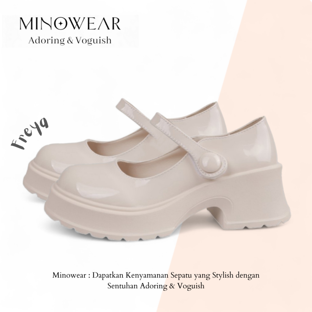 Minowear Freya Shoes - Sepatu Docmart Wanita