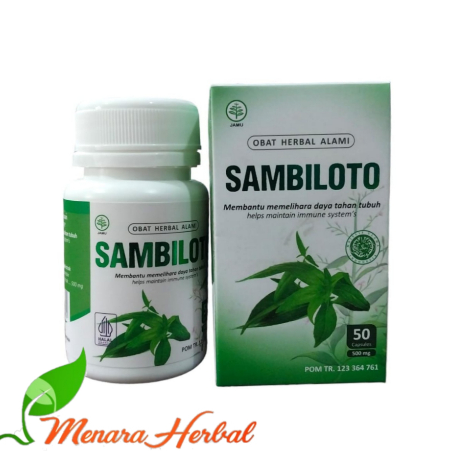 Kapsul Sambiloto Toga Nusantara / Kapsul Daun Sambiloto / Andrographis