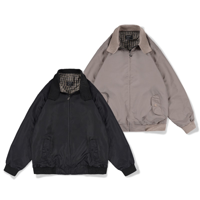 [N01398] Jaket Bomber Pocket Motif Distro