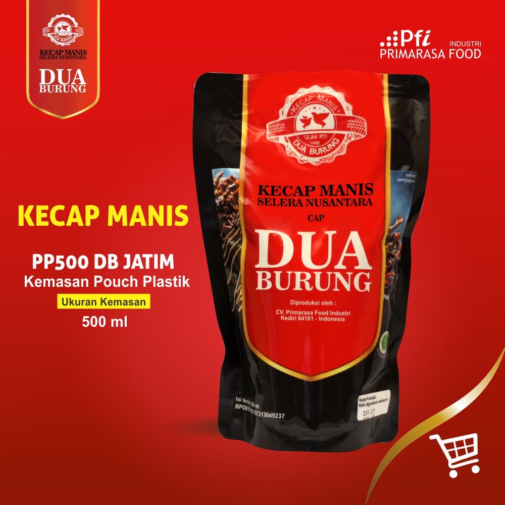 

Kecap Manis Cap Dua Burung Refill 450 ml