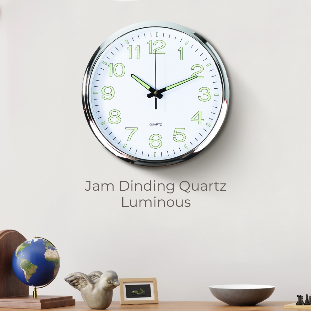 Probot Jam Dinding Quartz Creative Design Model Luminous