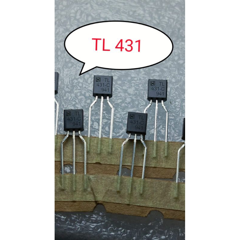 IC WS TL 431-C TR TRANSISTOR TL431 C 431C ASLI ORIGINAL