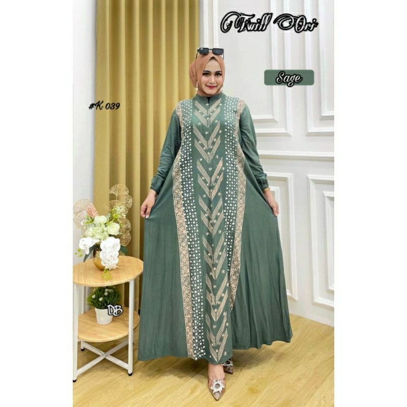 gamis twill original klok A cap malaman