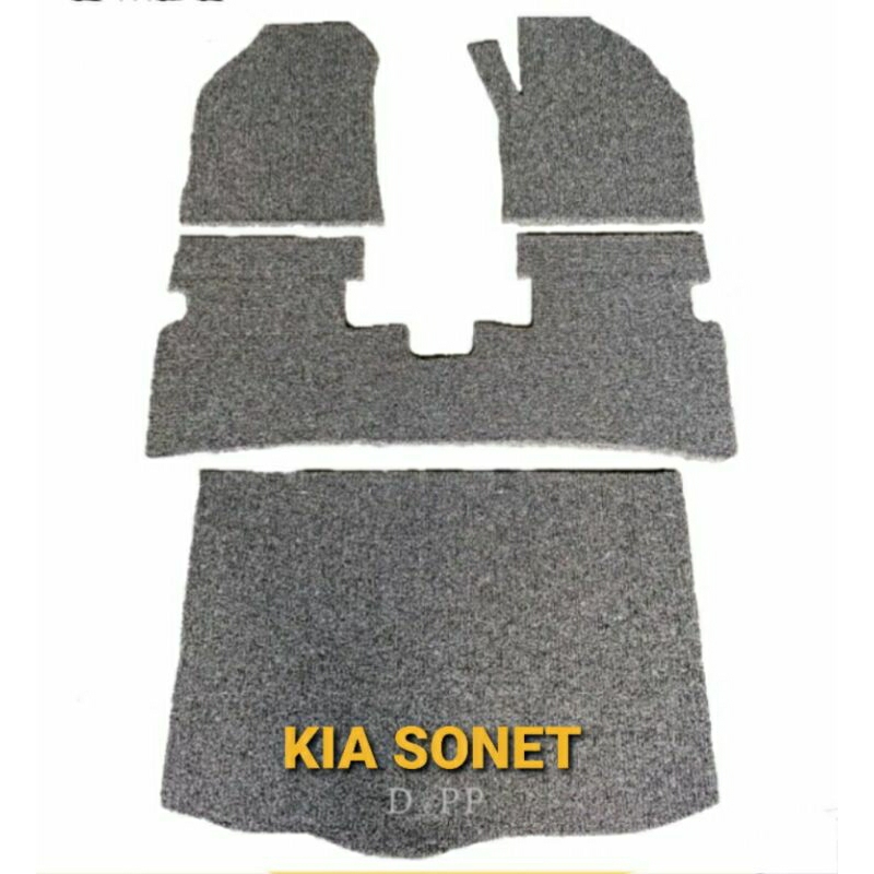 Karpet Mobil Kia Sonet (2020-2023) Karpet Mie Bihun Karet Mobil Kia Sonet