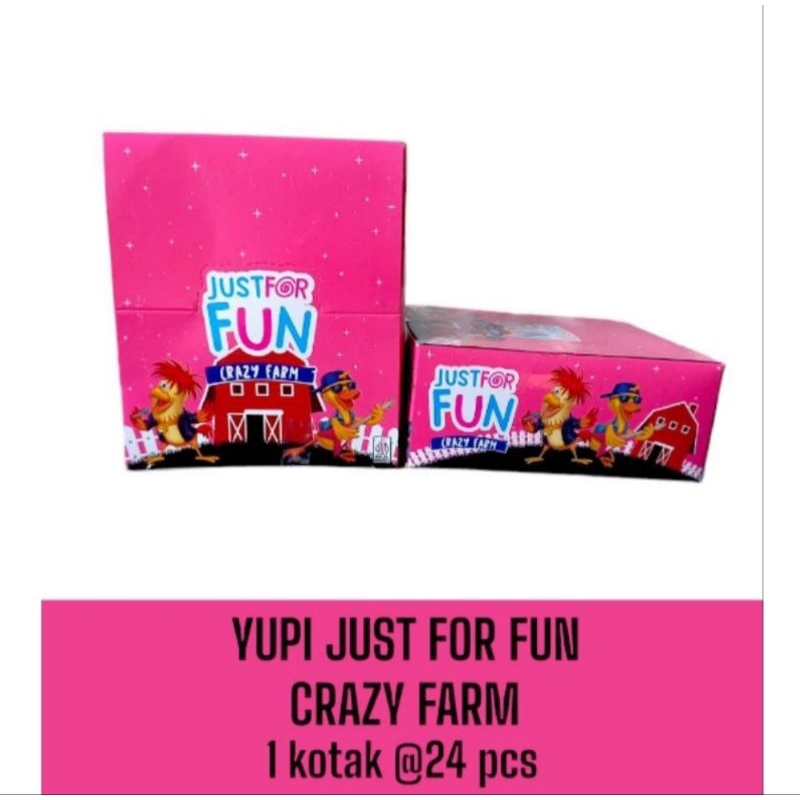 

Yupi Just For Fun Crazy Farm Box isi 24