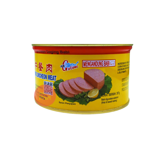 

GULONG Olahan Babi Kaleng 397gram Pork Luncheon Meat Maling