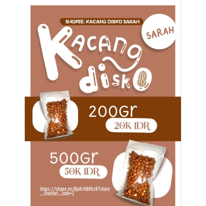 

KACANG DISKO MAKASSAR 500 GRAM