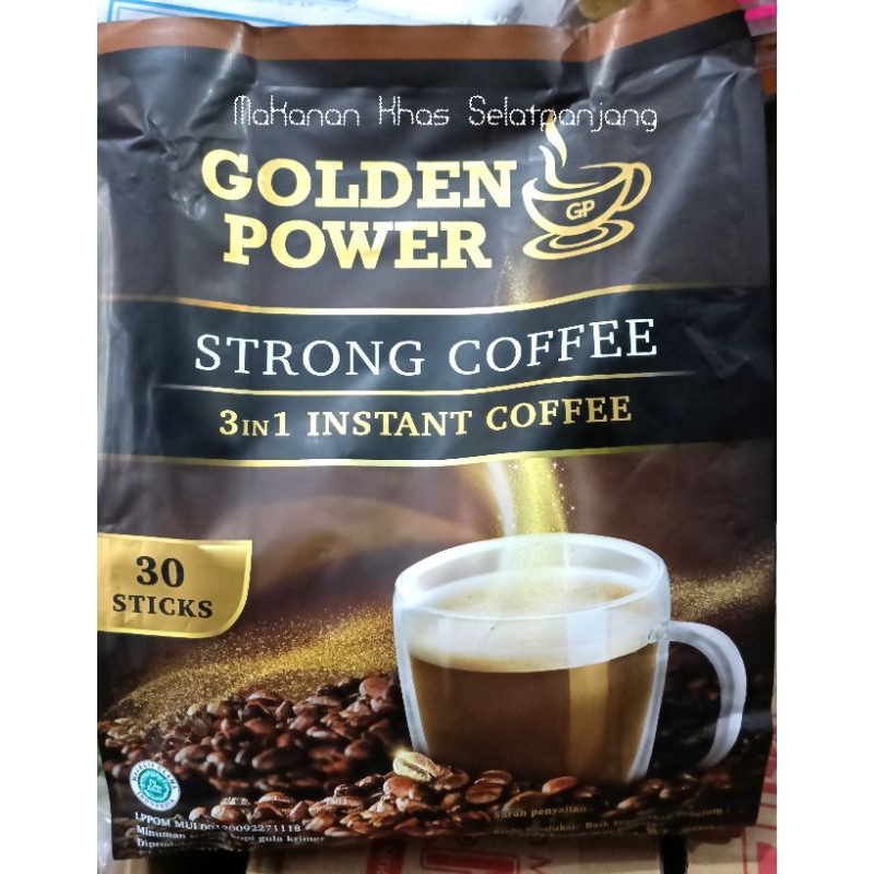 

Golden Power Strong Coffee 3in1 Instant 30 Sticks