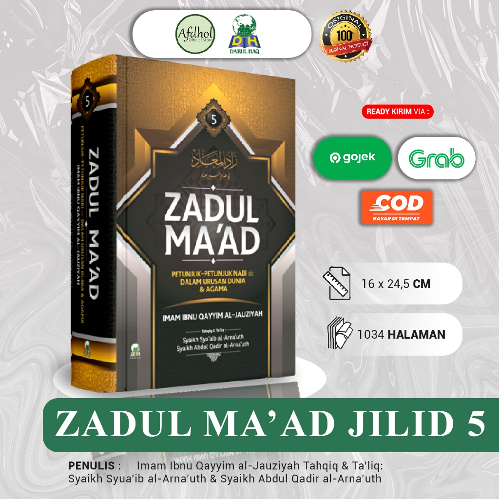 Buku Zadul Maad Jilid 5 - Imam Ibnu Qayyim Al-Jauziyah - Darul Haq