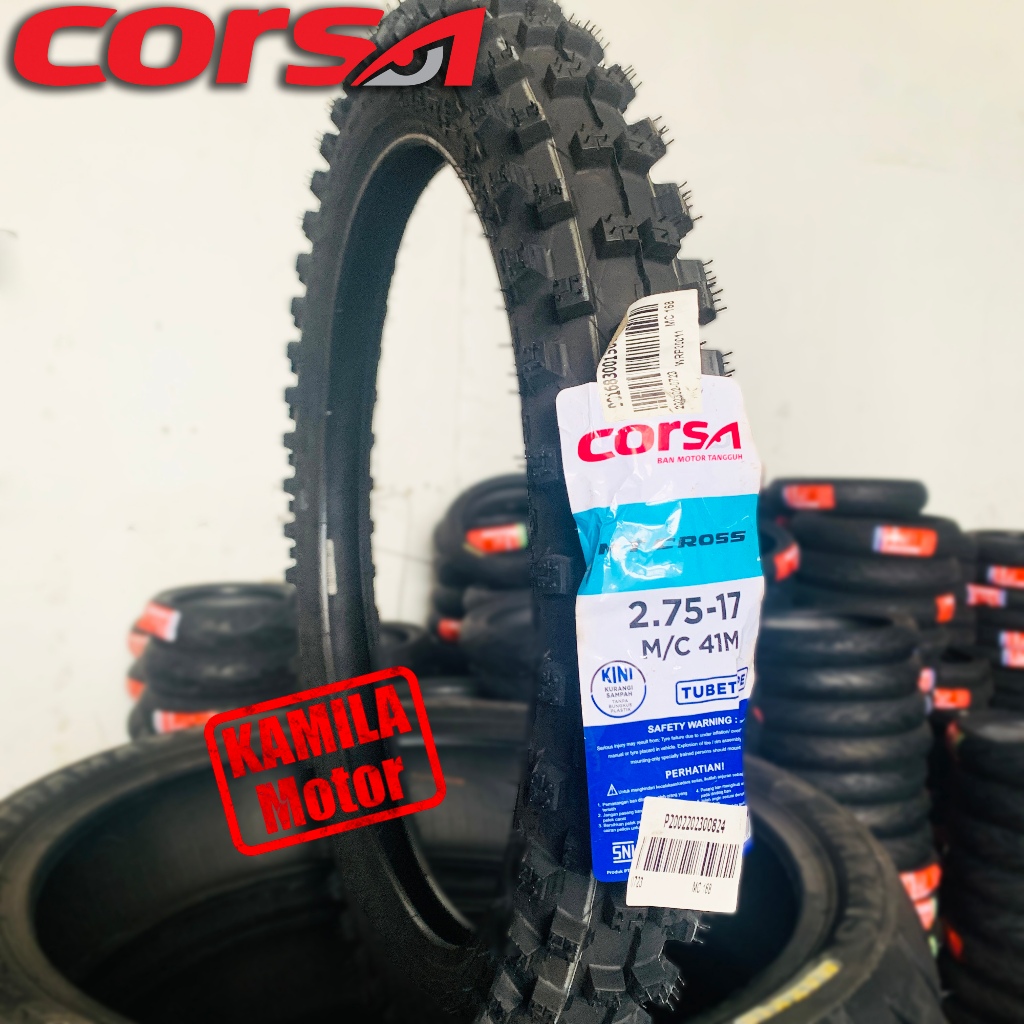 Yukk Ban Luar Trail Corsa MT Cross-X Ring 17 Tubetype