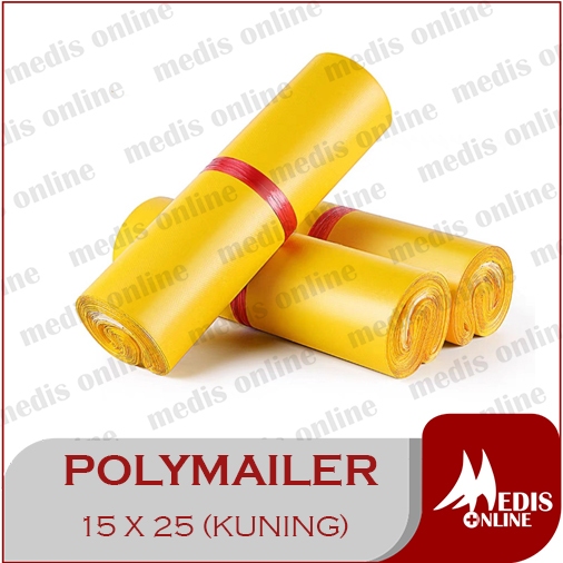 

Plastik Polymailer KUNING GLOSSY [15x25] isi 100 pcs - Bungkus Plastik Packing Online Lem / Polymailer KUNING GLOSSY Ekonomis 15X25 isi 100 pcs - Polymailer Lem / PLASTIK POLYMAILER 15X25 / PLASTIK POLYMAILER 15 X 25 CM / POLYMAILER / PLASTIK POLYMAILER
