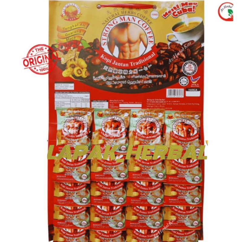 kopi jantan tradisional 1papan original