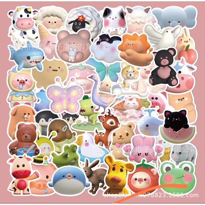 

sticker murah lucu cute kuromi hello kitty melody kirby cinamonroll keropi hewan lucu sticker peri hiasan sticker roll mint sticky note roll tempel pink highlighter tape header roll