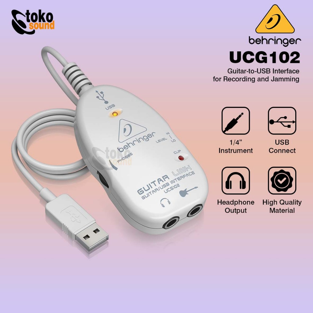 Behringer Guitar Link UCG102 - USB Audio Interface