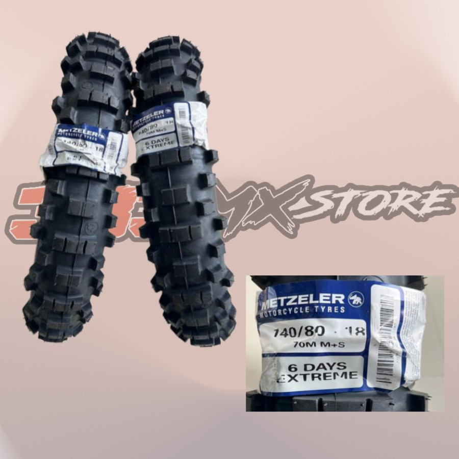 Ban Metzeler 6Days Extreme 140/80-18 Ban Motor Metzeler Original