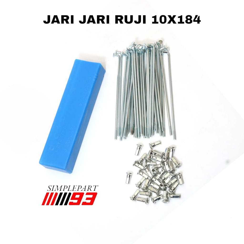 JARI JARI RUJI CROM CHROME VELG RING  17 DEPAN CAKRAM [ 10 X 184 ] MOTOR - SUPRA X , SUPRA 125 , SUP