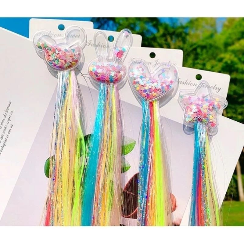 Rambut palsu anak/Jepit rambut palsu anak cantik