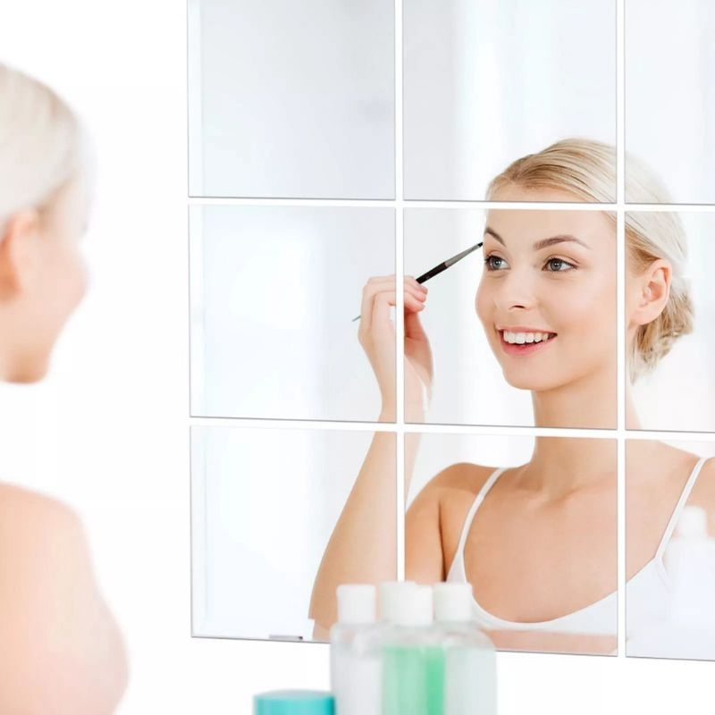 Cermin Stiker Dinding /Wall Stiker Cermin Dekorasi Dinding /Stiker Cermin Oval Stiker Dinding Cermin