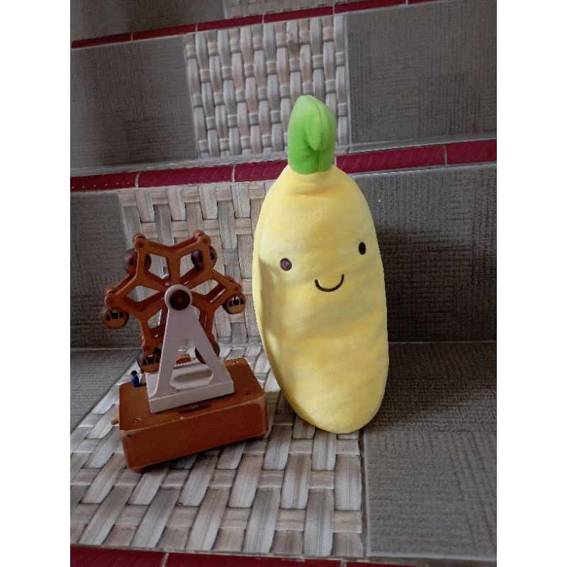 preloved boneka pisang, miniso, miniso life
