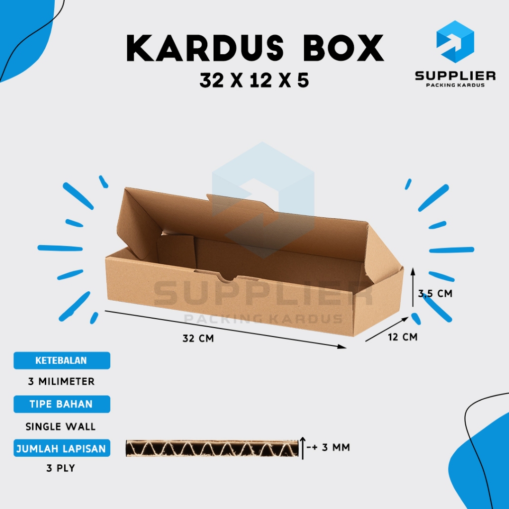 

Kardus Diecut 32x12x5 Packaging Hampers Polos