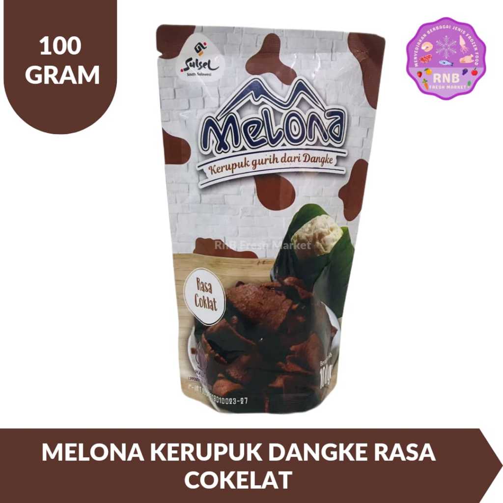 Melona Kerupuk Dangke Rasa Coklat 100 Gram